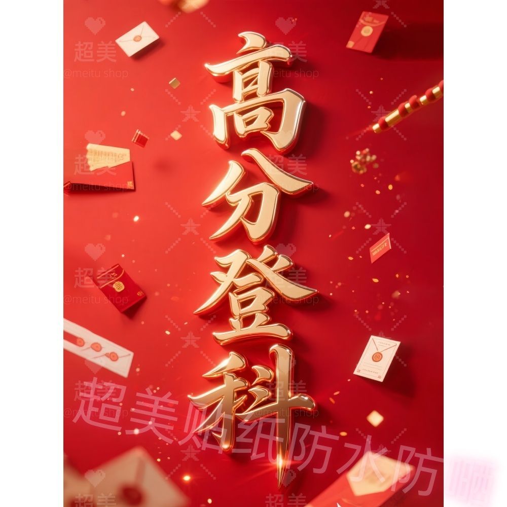 金榜题名成功上岸高考文