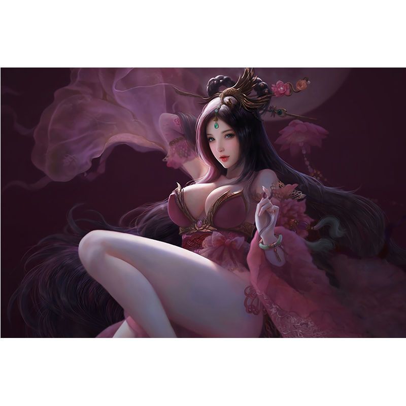 古风动漫古代美人贴纸海