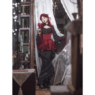 前短后长超美衬裙 SF原创lolita后妈姊妹款 哥特sk 现货页面