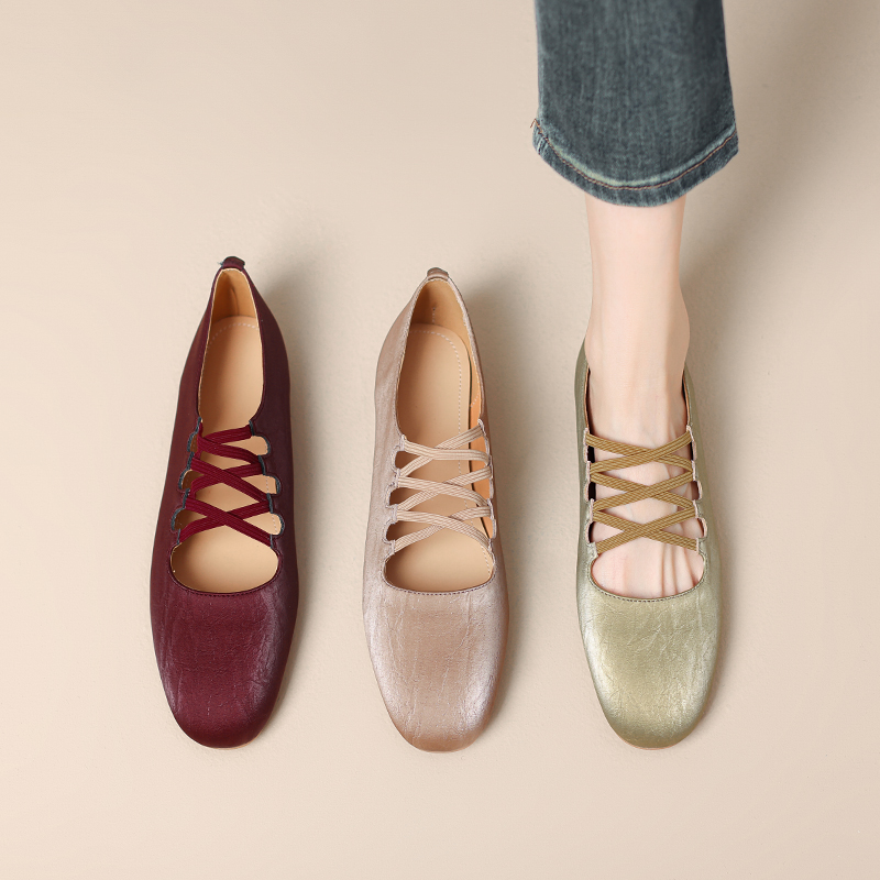 芭蕾舞玛丽珍鞋软底奶奶鞋女单鞋