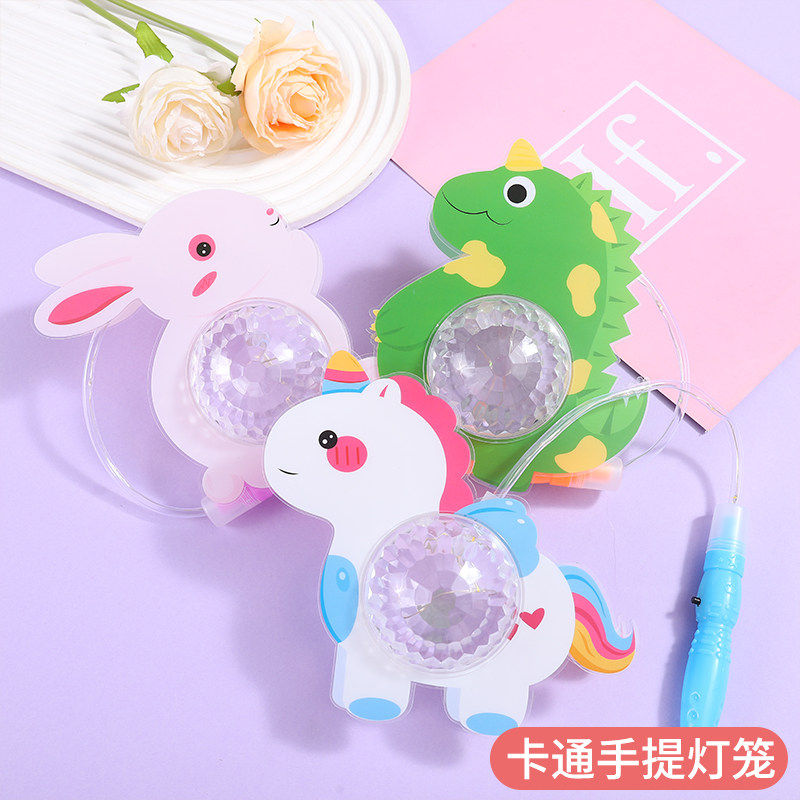 儿童发光玩具手提投影灯笼卡通星空球新年儿童过年摆摊小商品礼品