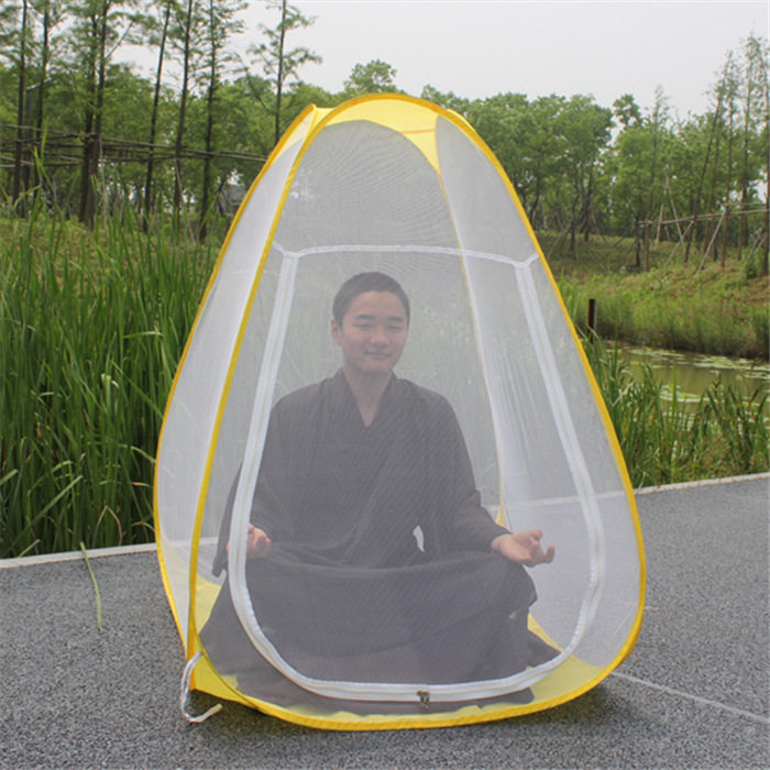 瑜伽禅坐静修网纱帐禅修蚊帐 禅堂防蚊虫帐蓬 艾灸内观打坐蚊帐