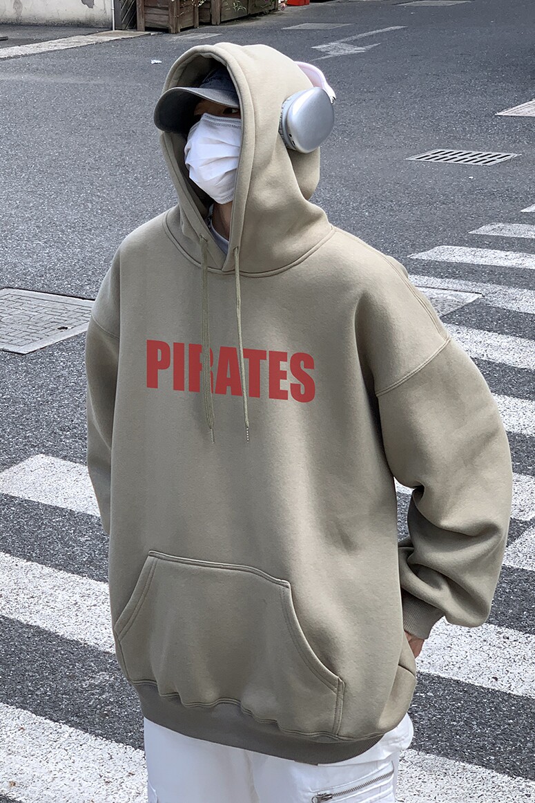 直播品质！重磅加绒新品连帽宽松套头卫衣XZ203-W654加绒-P58,男装卫衣,星座203