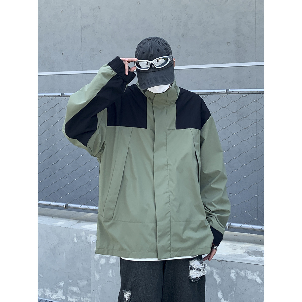 秋新品男女同款冲锋衣休闲夹克外套XZ203-FY777-P68..,男装夹克,星座203