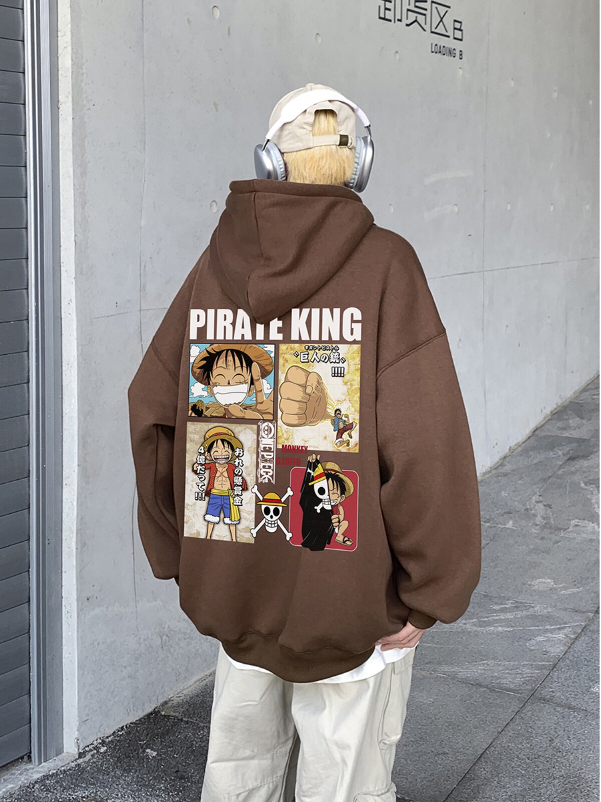 直播品质！重磅加绒新品连帽宽松套头卫衣XZ203-W654加绒-P58,男装卫衣,星座203