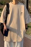 XZ203-T46-P2823夏季休闲圆领印花宽松短袖T恤..，男装T恤，星座203