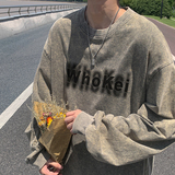 XZ203-CT26-P5523春季水洗做旧全棉长袖T恤货足，男装T恤，星座203