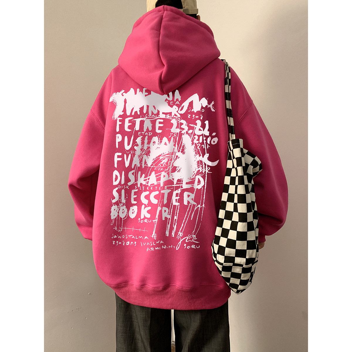直播品质重磅新品连帽宽松卫衣.XZ203-W619-P55,男装卫衣,星座203
