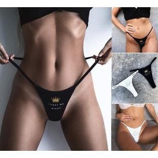 silk hot white and black thong waist passion ladies low