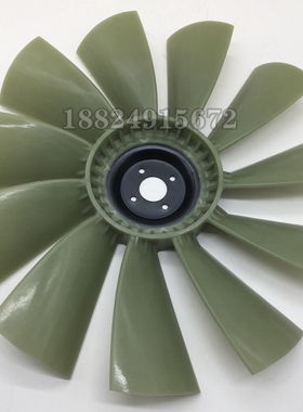 挖掘机日立ZAX60/70/4JG1五十铃发动机风扇叶三一SY60/75风叶配件