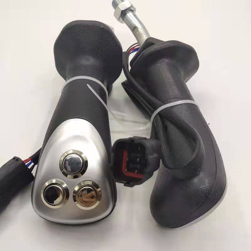 挖掘机改装抓木器夹木器抓木机夹木机三按键按钮抓木器手柄胶配件