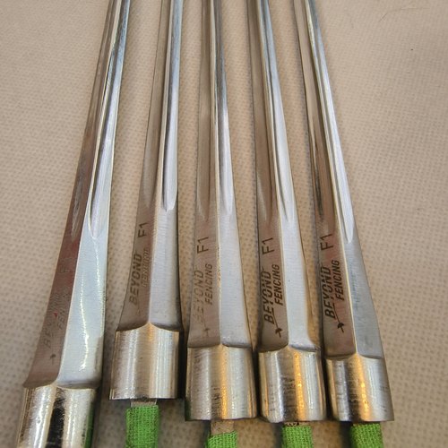 BEYOND正品儿童成人重剑直柄枪柄剑条防锈款比赛款剑条普钢