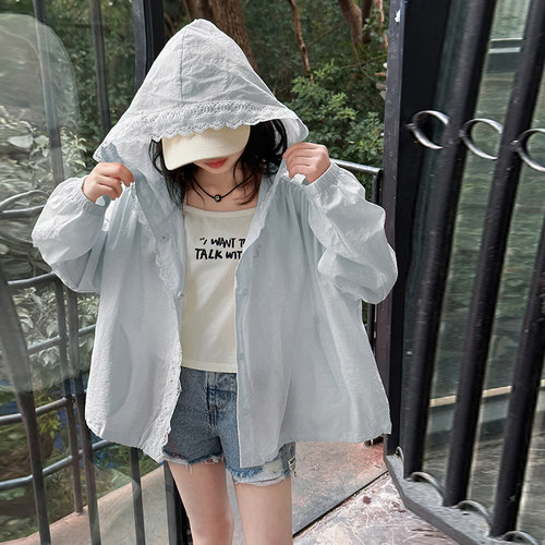 女童防晒衣2026新款儿童洋气外套大童夏装薄款上衣女孩夏季防晒服