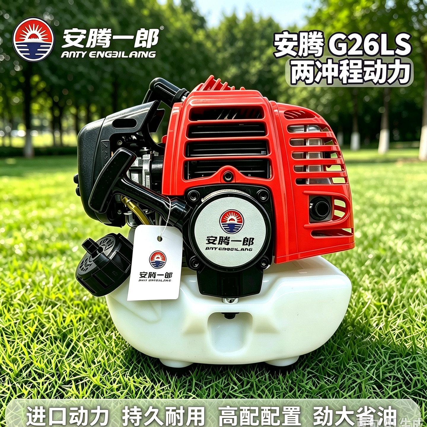进口G26LS发动机两冲程割草机动力高枝油锯宽带绿篱机汽油发动机