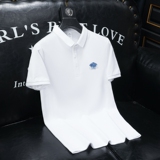欧货高品质珠地棉2023夏季新款男士短袖POLO衫828-P75绿沙发，男装Polo衫，钱塘6009(原3017)