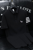 欧货高品质珠地棉2023夏季新款男短袖POLO衫998805-P75黑沙发，男装Polo衫，钱塘6009(原3017)