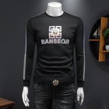 2025假模四季款男士圆领潮流刺绣时尚卫衣QT6009-9082-P125，男装卫衣，钱塘6009(原3017)