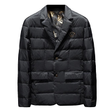 23年冬季新款高端90%白鸭绒西服羽绒服男QT3017-9932P290沙发，男装羽绒服，钱塘6009(原3017)
