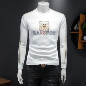 2025假模四季款男士圆领潮流刺绣时尚卫衣QT6009-9082-P125,男装卫衣,钱塘6009(原3017)