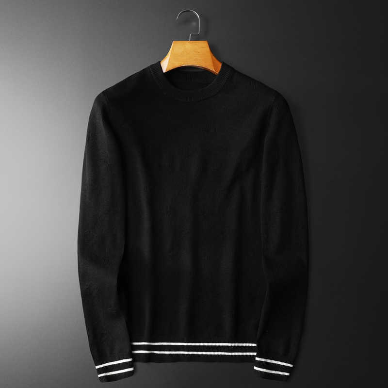 2023冬季加厚毛衣圆领羊毛衫68.8%羊毛QT3017-1130-P115平铺黑,男装针织衫/毛衣,钱塘6009(原3017) 2023冬季加厚毛衣圆领羊毛衫68.8%羊毛QT3017-1130-P115平铺黑,男装针织衫/毛衣,钱塘6009(原3017)