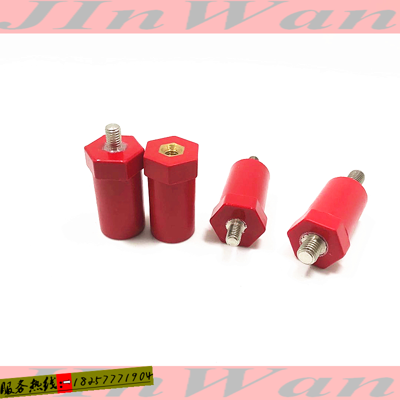 20*40 绝缘子jyz新能源充电桩固定 m8两头绝缘柱 低压 铜排支撑柱