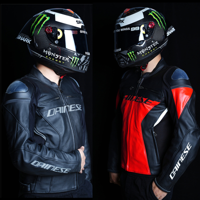 丹尼斯racing4机车骑行服皮衣