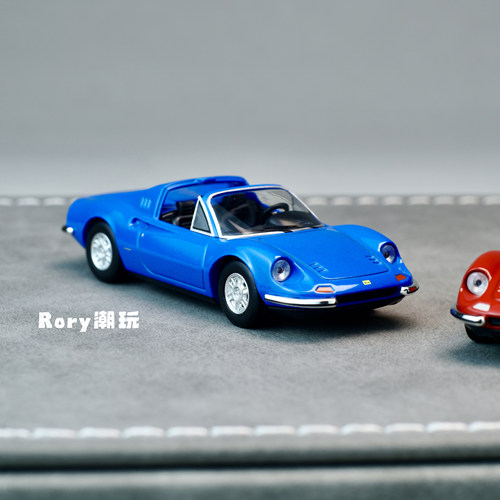 tlv法拉利Dino 246GTS Ferrari 71年式1:64汽车模型多美卡TOMYTEC