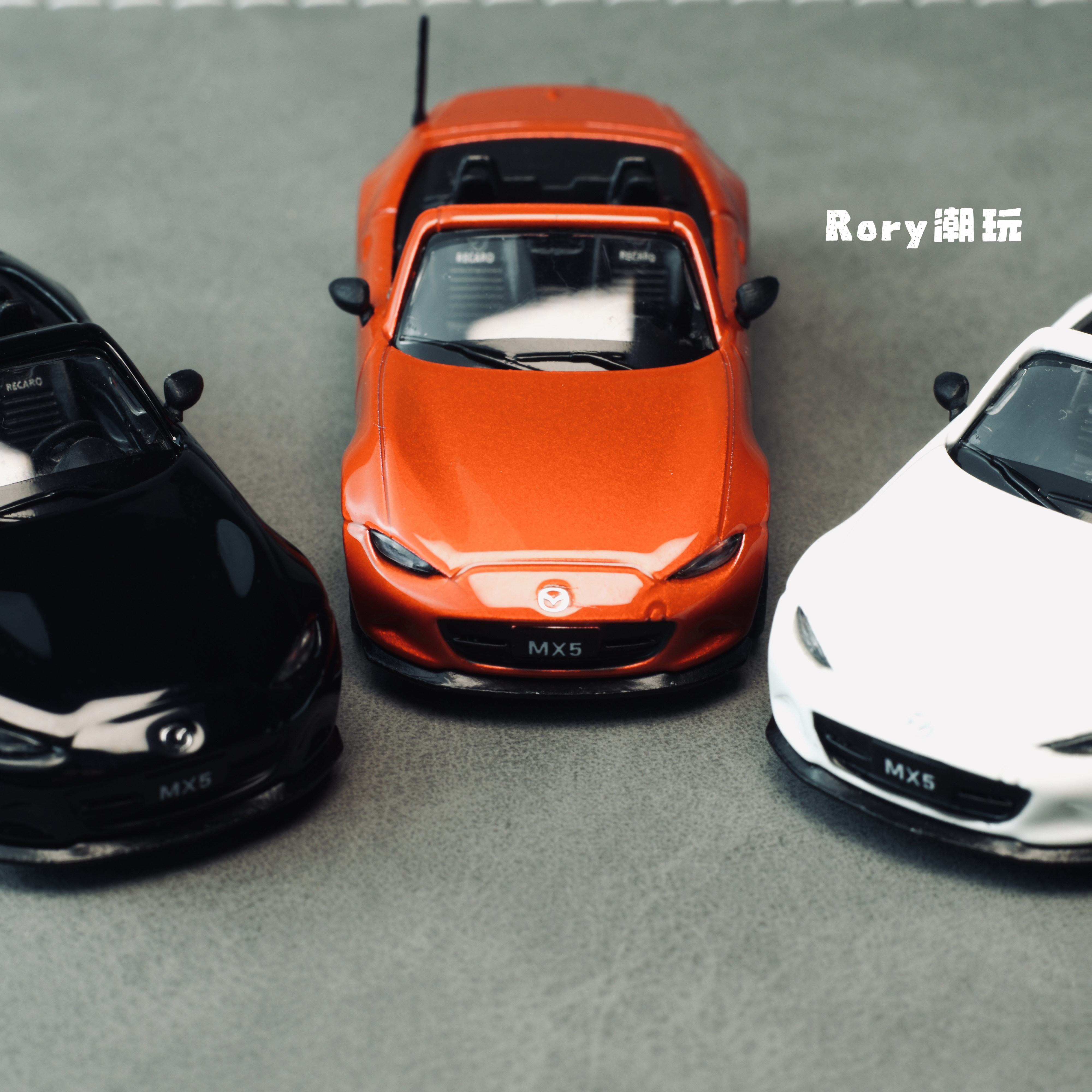 GCD×Enchery mazda马自达MX-5 miata RF敞篷版合金1:64汽车模型