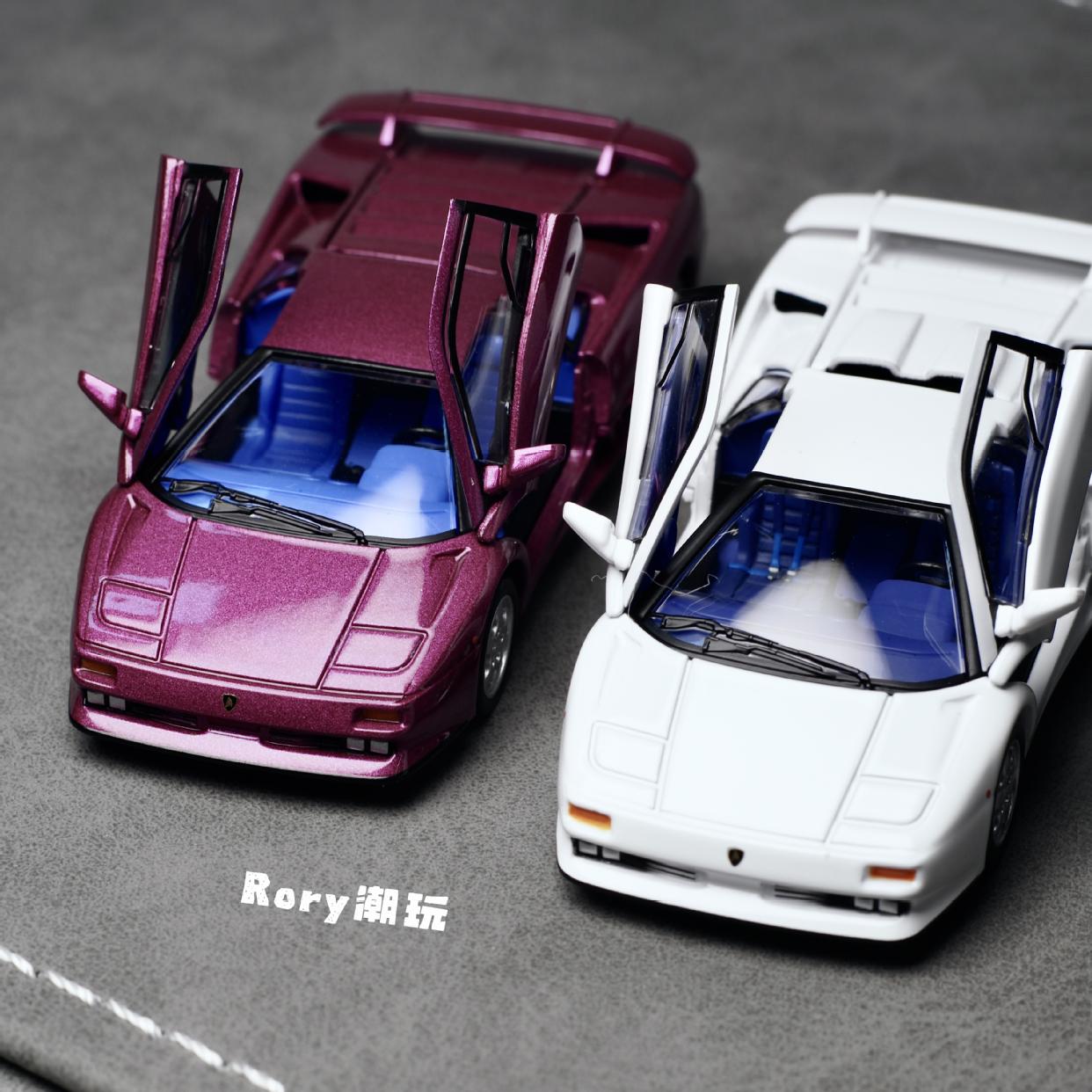 TLV Lamborghini 兰博基尼Diablo鬼怪SE30Jota白色1:64多美卡TOMY