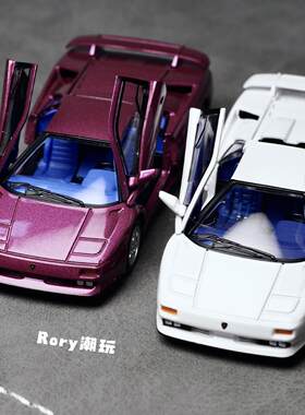TLV Lamborghini 兰博基尼Diablo鬼怪SE30Jota白色1:64多美卡TOMY