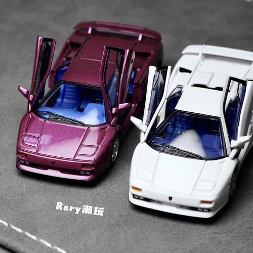 TLV Lamborghini 兰博基尼Diablo鬼怪SE30Jota白色1:64多美卡TOMY