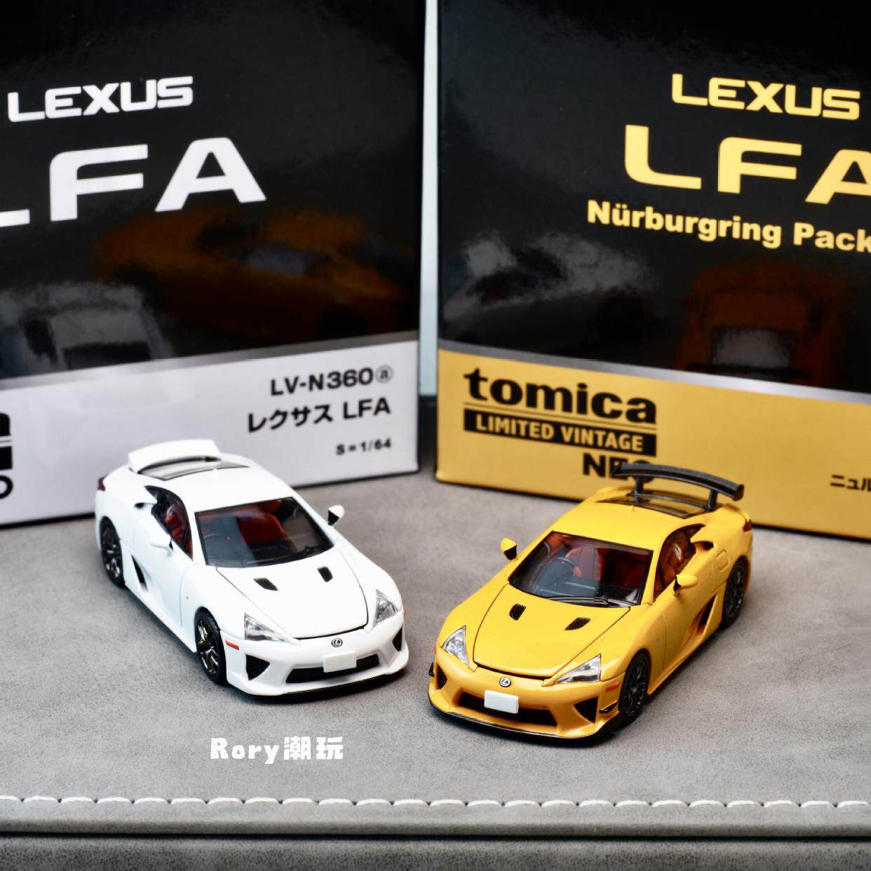tlv 雷克萨斯LEXUS N360a LFA 纽博格林 1:64车模 多美卡TOMYTEC