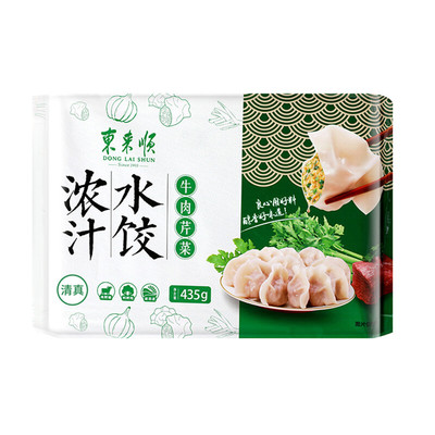 牛肉芹菜水饺435g*2/48只东来顺