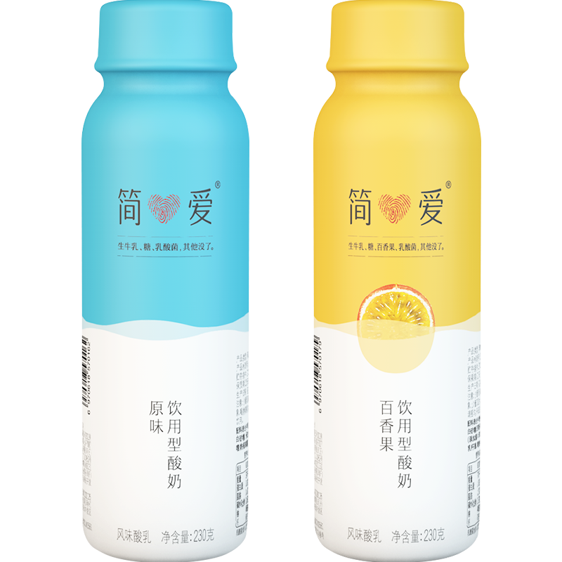 简爱裸酸奶230g原味/酸牛奶