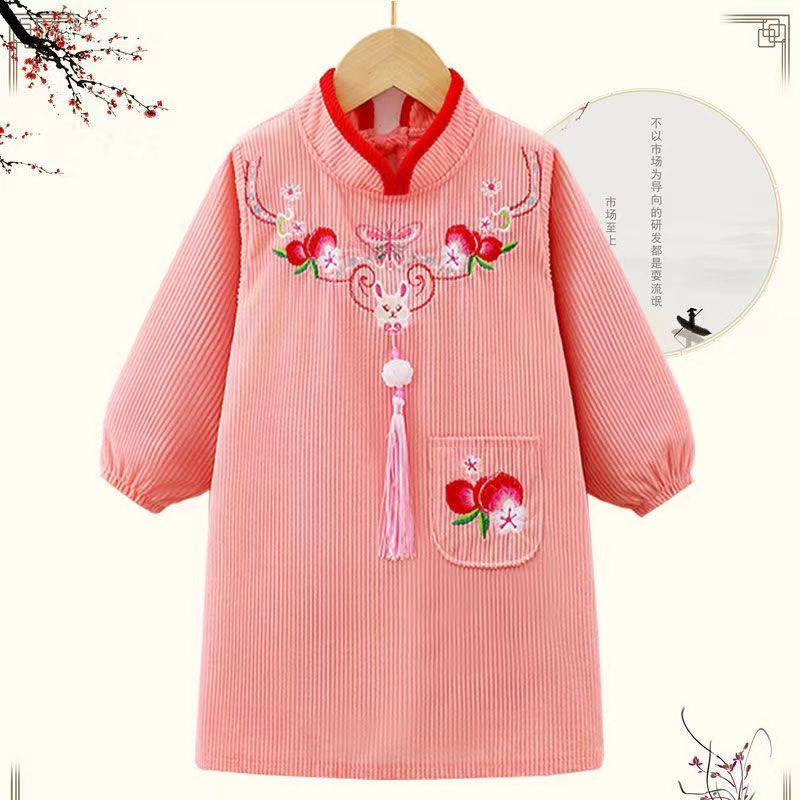 儿童罩衣防水女孩宝宝吃饭衣围兜围裙婴儿饭兜长袖防脏洋气外穿,童装/婴儿装/亲子装,反穿衣/罩衣,淘宝优惠券,粉丝福利购,淘宝优惠卷