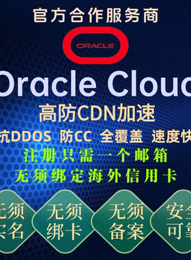 Oracle Cloud甲骨文云服务器 oracle云 OCI账号免费注册 高防CDN
