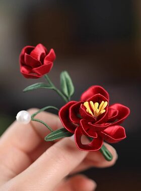 缠花精致古典舞超仙蝴蝶胸针