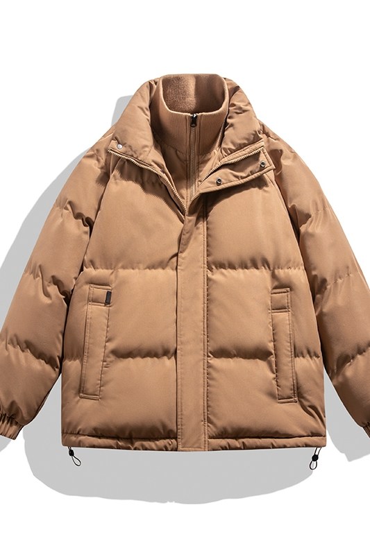 冬季新款男女假两件宽松休闲潮流保暖棉服外套MY9008-特批P70图片