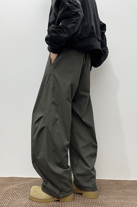 25年春秋新款美式高阔腿裤街潮款直筒宽松休闲裤1401-K215-P50,男装休闲裤,星座1401