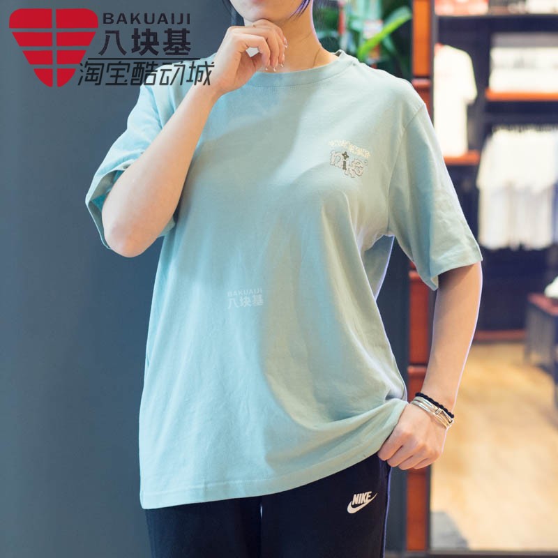 时尚印花短袖T恤耐克女透气