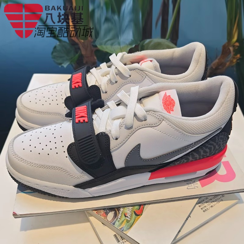 耐克大童AJ312复古灰白气垫板鞋