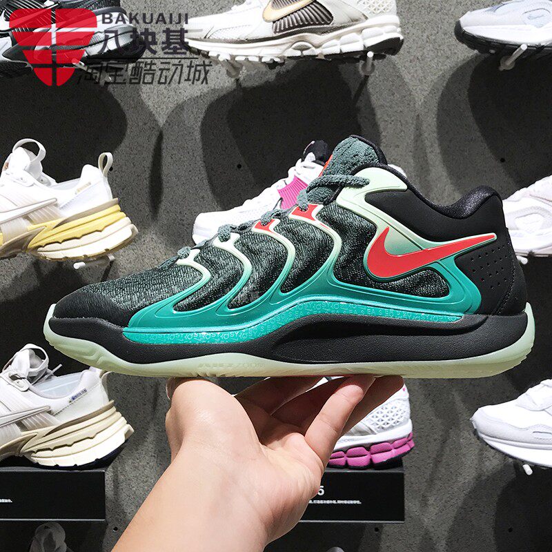 Nike耐克男鞋2024冬季杜兰特17万圣节夜光低实战篮球鞋FJ9488-002