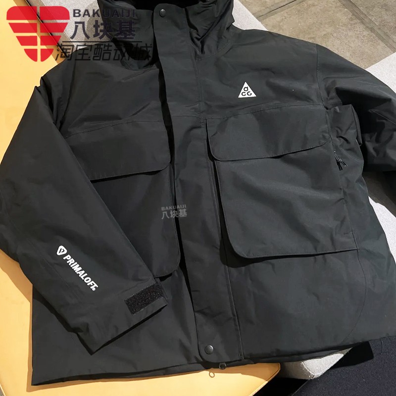 户外防风拒水冲锋衣夹克棉服耐克