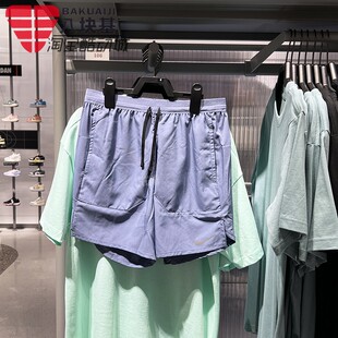 Nike耐克男裤2025秋Dri-Fi速干透气短裤跑步训练三分裤DM4742-499