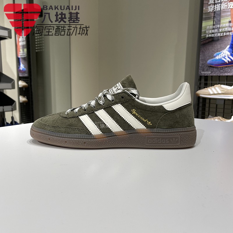 阿迪达斯三叶草男女鞋2025冬款经典翻毛皮百搭T头鞋德训鞋 KI5940