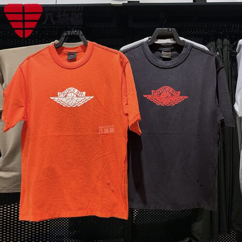 耐克男装印花复古做旧款短袖T恤