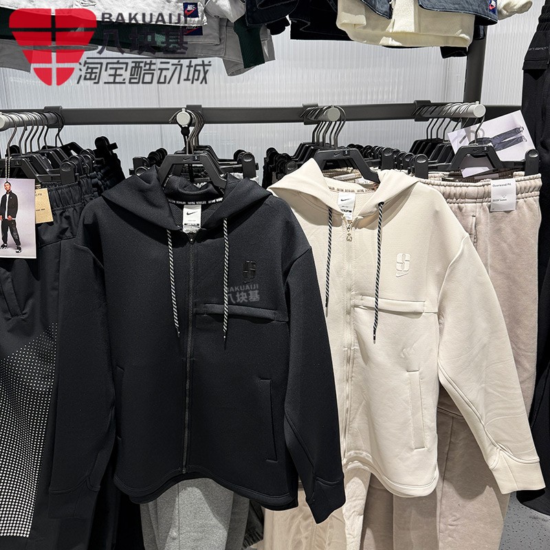 耐克女2025冬款萨布丽娜全长拉链开襟运动连帽外套IH3917-011-104