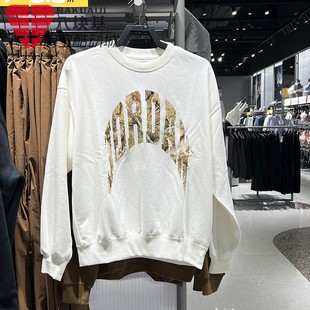 IM6305 针织宽松卫衣套头衫 133 2025冬JORDAN印花时尚 Nike耐克男装