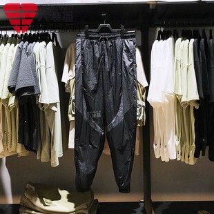 Nike耐克男裤2024秋季JORDAN梭织篮球运动宽松束脚长裤FN5851-010