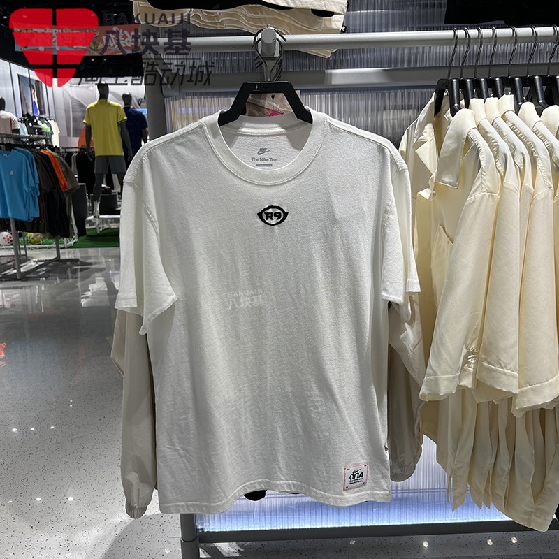 Nike耐克男装2026夏Sportswear足球风图案运动短袖T恤 IU4474-133